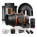 [SF-6filterkits -CP] Spider Farmer - Kits extracteur en ligne 6_-6'' 402CFM avec contrôleur GGS, filtre à charbon et conduits, système de ventilation pour tente de culture..webp
