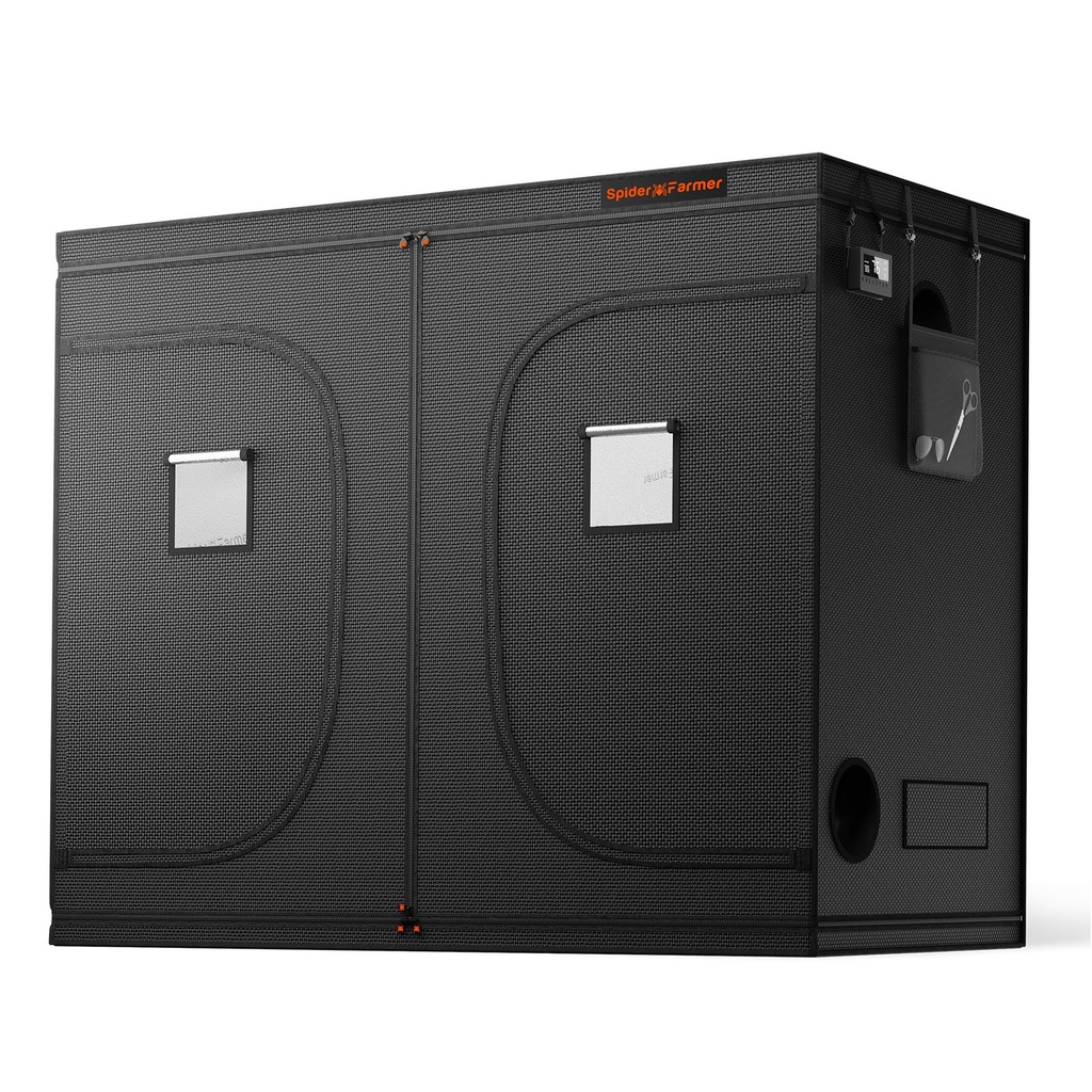 Spider Farmer - Tente de culture indoor 240×120×200 cm (8’x4’x6.5’) 1680D hydroponique avec contrôle climatique optimisé