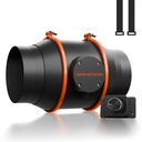 Spider Farmer - Nouveau ventilateur en ligne de 6 pouces 402CFM avec contrôleur de vitesse Port RJ12, compatible avec le contrôleur GGS