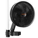 Spider Farmer - Ventilateur à clip pour tente de culture de 6 pouces Moteur EC, contrôle du vent à 10 vitesses, oscillation grand angle à 10 niveaux, étanche IP54 pour un flux d'air optimal des plantes
