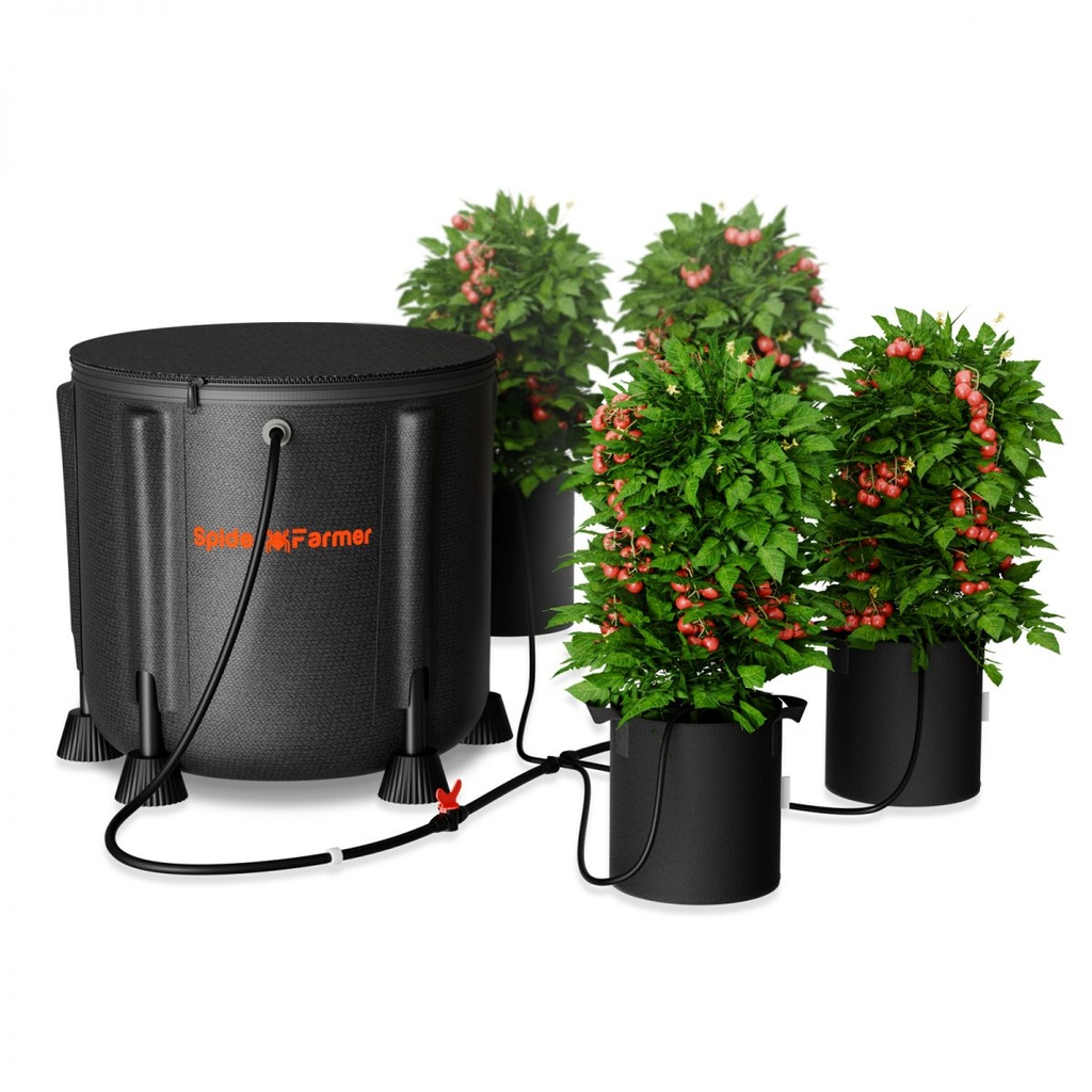 Spider Farmer - Système d'irrigation goutte à goutte automatique pour plantes Pompe à eau avec 8 émetteurs goutte à goutte