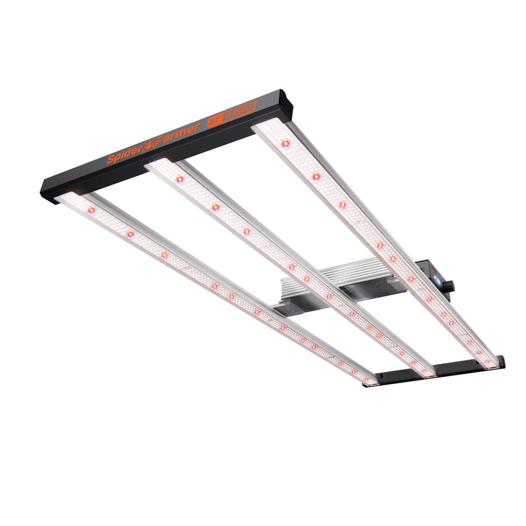 Spider Farmer - G4500 320 W WiFi et Bluetooth contrôlé par application, variable, rentable, spectre complet, haut rendement, lampe de croissance LED pour tente de culture 2X4/3X5