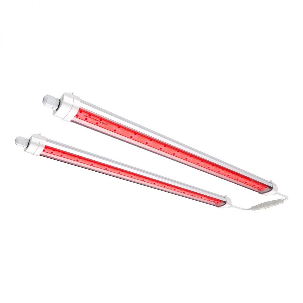 Spider Farmer - GlowR40 40 W Spectre rouge profond 660 nm lampe de croissance LED supplémentaire pour plantes d'indoor, lampe de culture à brancher à suspendre pour plantes de serre hydroponiques, semis de légumes