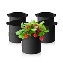 Spider Farmer - , paquet de 5 sacs de culture de 5 gallons, pots en tissu non tissé épais de 300G avec poignées