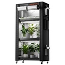 Spider Farmer - Kit 420 Support pour plantes à 4 niveaux avec lampes de culture 108 W, étagère pour plantes avec tente de culture 1680D pour plantes d'indoor, clonage et serre
