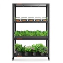Spider Farmer - Support pour plantes en métal à 3 niveaux avec plateaux pour plantes