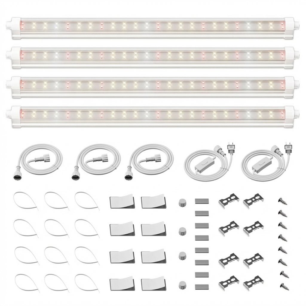 Spider Farmer GlowBar 10W — Barres LED spectre complet (x4)