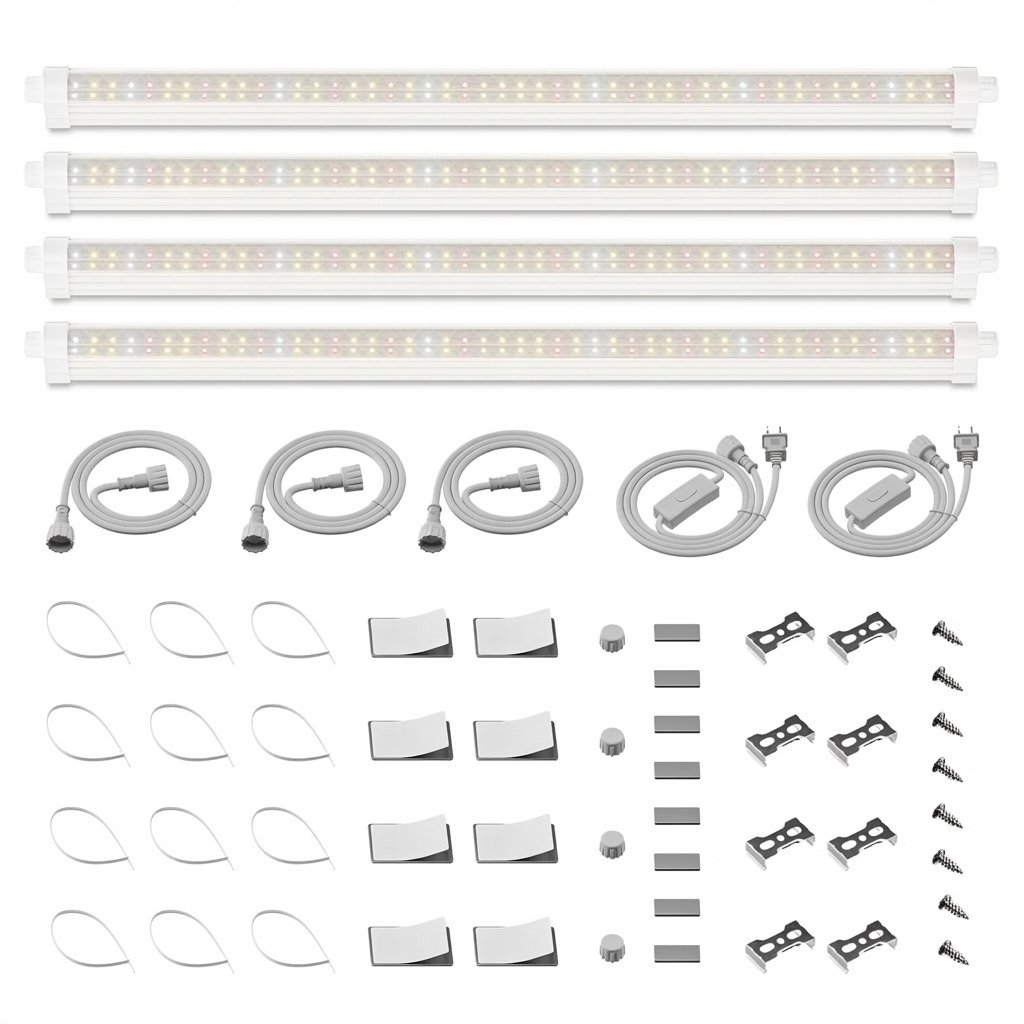 Spider Farmer GlowBar 20W — Barres LED spectre complet (x4)