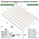 Spider Farmer GlowBar 25W Dimmable — Barres LED (x8)