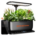 Spider Farmer - Kit de système de jardinage hydroponique SmartG12 , contrôlé par application et Wi-Fi, lampe de croissance LED 36 W, 12 dosettes pour jardin d'herbes aromatiques d'indoor, réservoir d'eau de 6 L.
